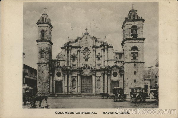 Columbus Cathedral Havana Cuba