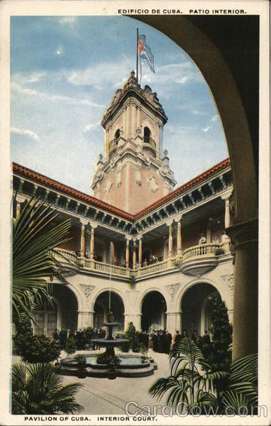 Pavilion of Cuba, Interior Court San Francisco California