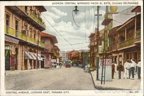 Central Avenue, Looking East Panama City