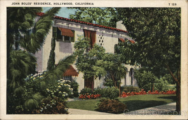 John Boles Residence Hollywood California