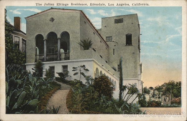 The Julian Eltinge Residence - Edendale Los Angeles California