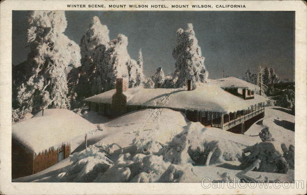 Winter Scene, Mount Wilson Hotel California