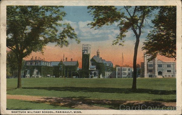 Shattuck Military School Faribault Minnesota