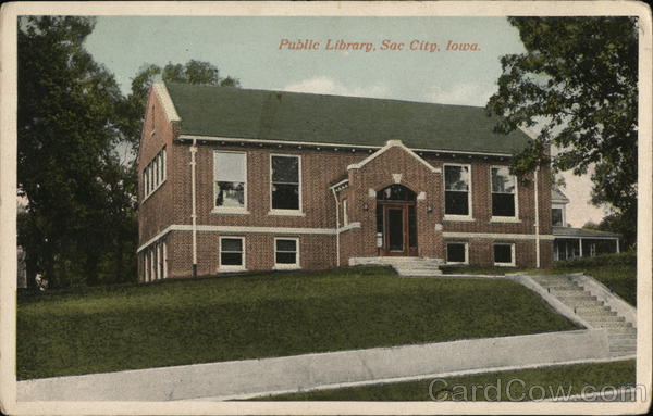Street View of Public Library Sac City Iowa