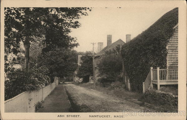 Ash Street View Nantucket Massachusetts