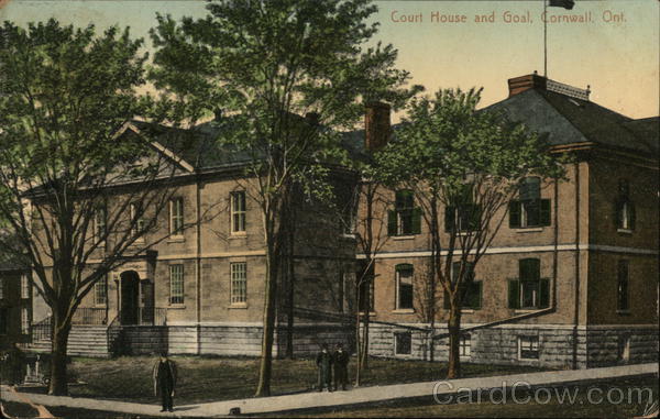 Court House and Gaol Cornwall ON Canada Ontario