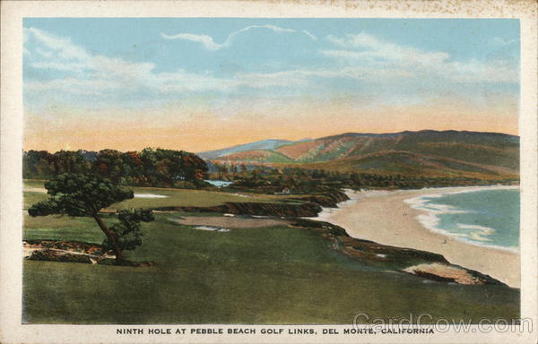 Ninth Hole at Pebble Beach Golf Links Del Monte California