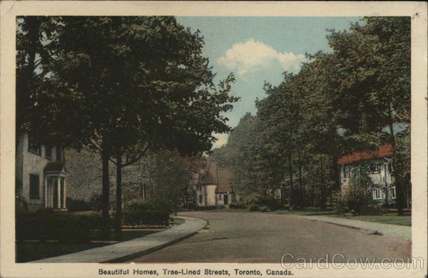 Beautiful Homes, Tree-Lined Streets Toronto Canada