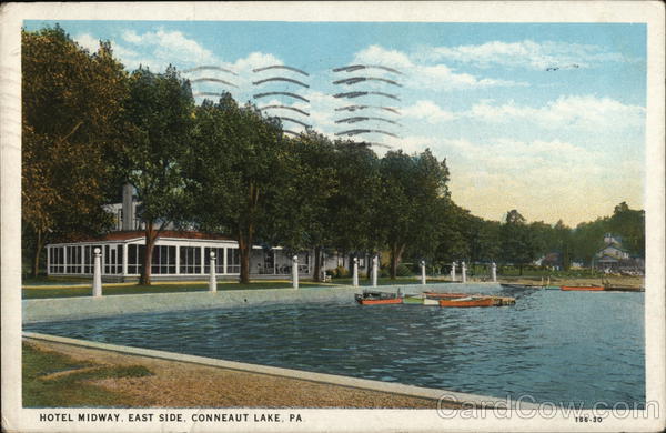 Hotel Midway Conneaut Lake Pennsylvania