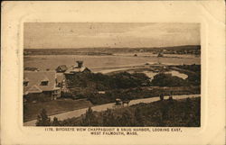 Birdseye View Chappaquoit & Snug Harbor, Looking East Postcard