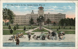 Pine Hills Hotel on the Bay, Harrison County, Miss. Pass Christian, MS Postcard Postcard Postcard