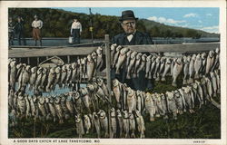 A Good Days Catch, Lake Taneycomo Postcard