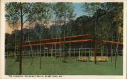 The Pavilion, Rockaway Beach, Lake Taneycomo Forsyth, MO Postcard Postcard Postcard