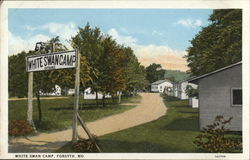 White Swan Camp Postcard