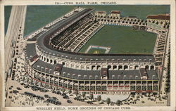 Wrigley Field Postcard