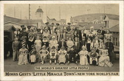 The World's Greatest Little People, New York World's Fair New York City, NY 1939 NY World's Fair Postcard Postcard Postcard