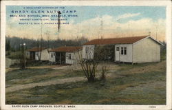 Shady Glen Auto Camp Seattle, WA Postcard Postcard Postcard