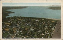 Aerial View of Town Green Cove Springs, FL Postcard Postcard Postcard