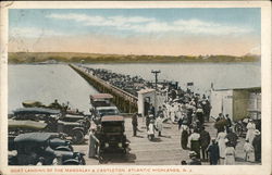 Boat Landing of the Mandalay & Castleton Postcard