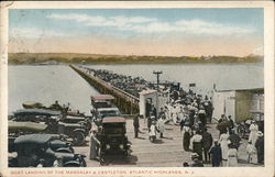 Boat Landing of the Mandalay & Castleton Atlantic Highlands, NJ Postcard Postcard Postcard