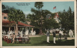 The Golf Club House Postcard