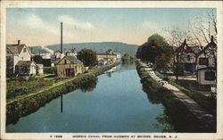 Morris Canal from Hudson at Bridge Postcard