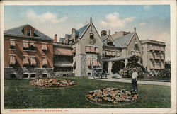 Allentown Hospital and Grounds Pennsylvania Postcard Postcard Postcard