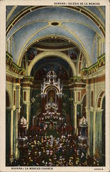 La Merced Curch Havana, Cuba Postcard Postcard Postcard