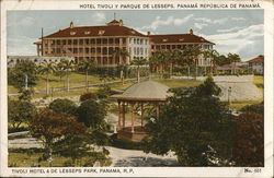 Tivoli Hotel & De Lesseps Park Panama City, Panama Postcard Postcard Postcard