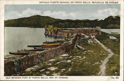 Old Spanish Fort Porto Bello, Panama Postcard Postcard Postcard