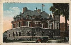 Post Office Auburn, NY Postcard Postcard Postcard