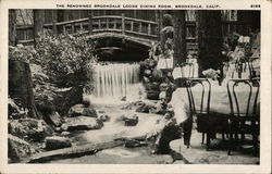 Brookdale Lodge - Dining Room Postcard