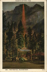 The Fire Fall, Glacier Point The Fire Fall, Glacier Point