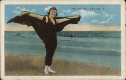 Fly with Me in Florida Postcard Postcard Postcard