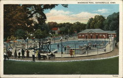 Riverside Pool Postcard