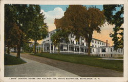 Lewis' Central House and Hillside Inn, White Mountains Postcard