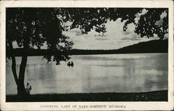 Canoeing on Lake of Bays District Muskoka, ON Canada Ontario Postcard Postcard Postcard