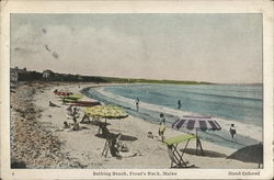 Bathing Beach Water View Prouts Neck, ME Postcard Postcard Postcard