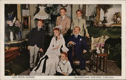 Life with Father, Blackstone Theatre Chicago, IL Postcard Postcard Postcard