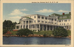 Saranoc Inn Santa Clara, NY Postcard Postcard Postcard