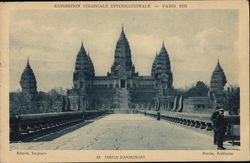 Exposition Coloniale International, Paris 1931 - Temple of Angkor Wat 1931 Paris Colonial Exposition Postcard Postcard Postcard