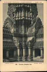 Temple d'Angkor-Vat - Esposition Coloniale Internationale - 1931 Paris, France 1931 Paris Colonial Exposition Postcard Postcard Postcard