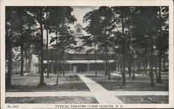 Typical Theatre Camp Lejeune, NC Postcard Postcard Postcard