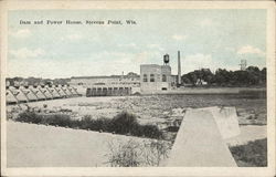 Dam and Power House Postcard