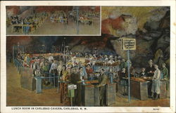 Carlsbad Cavern - Lunch Room New Mexico Postcard Postcard Postcard