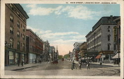 Main Street, Looking West Postcard