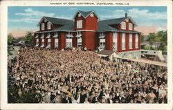 Church of God Auditorium Cleveland, TN Postcard Postcard Postcard