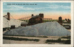 Weber Mine, $1,250,000 Ore Pile Joplin, MO Postcard Postcard Postcard