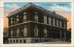 U.S. Post Office and Federal Building Greeneville, TN Postcard Postcard Postcard