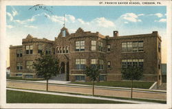 St. Francis Xavier School Cresson, PA Postcard Postcard Postcard